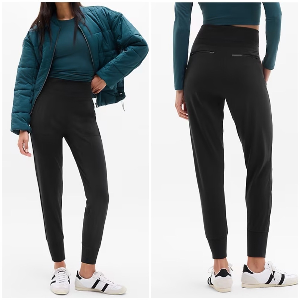 Athleta Venice high rise jogger pants black